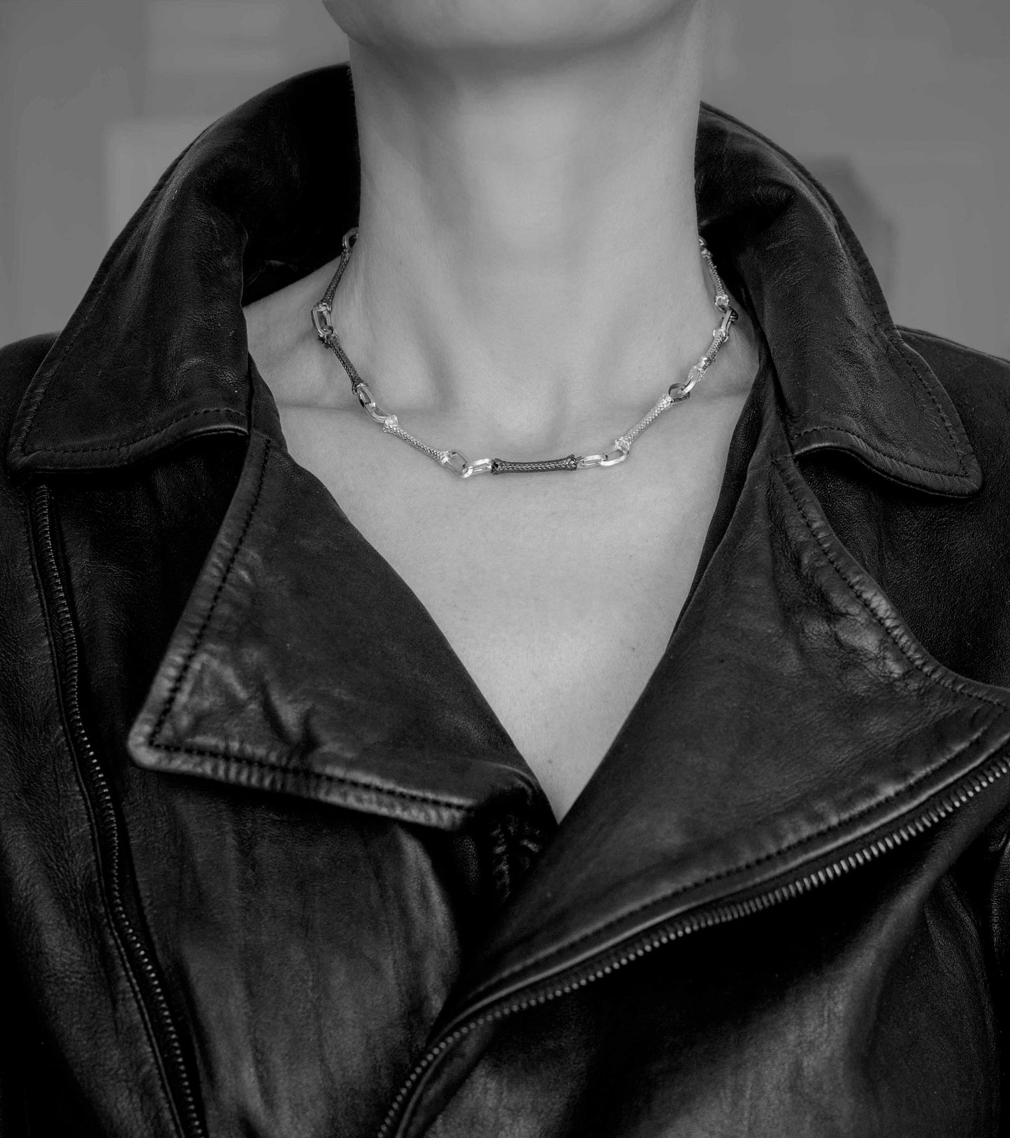 Nautical chain choker by Angela Lago