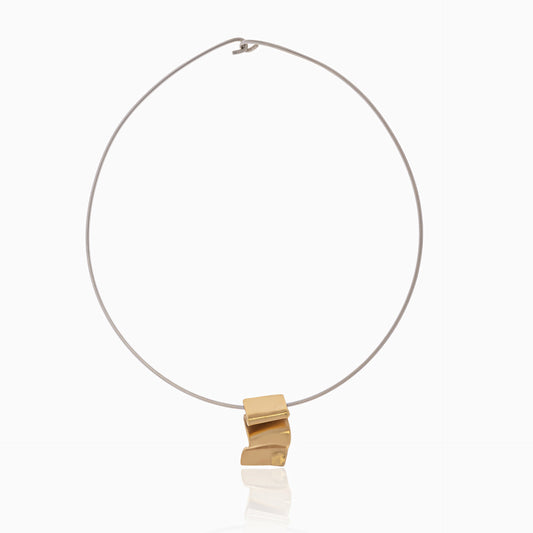 Meer inspiriertes Goldenes Wellen Choker