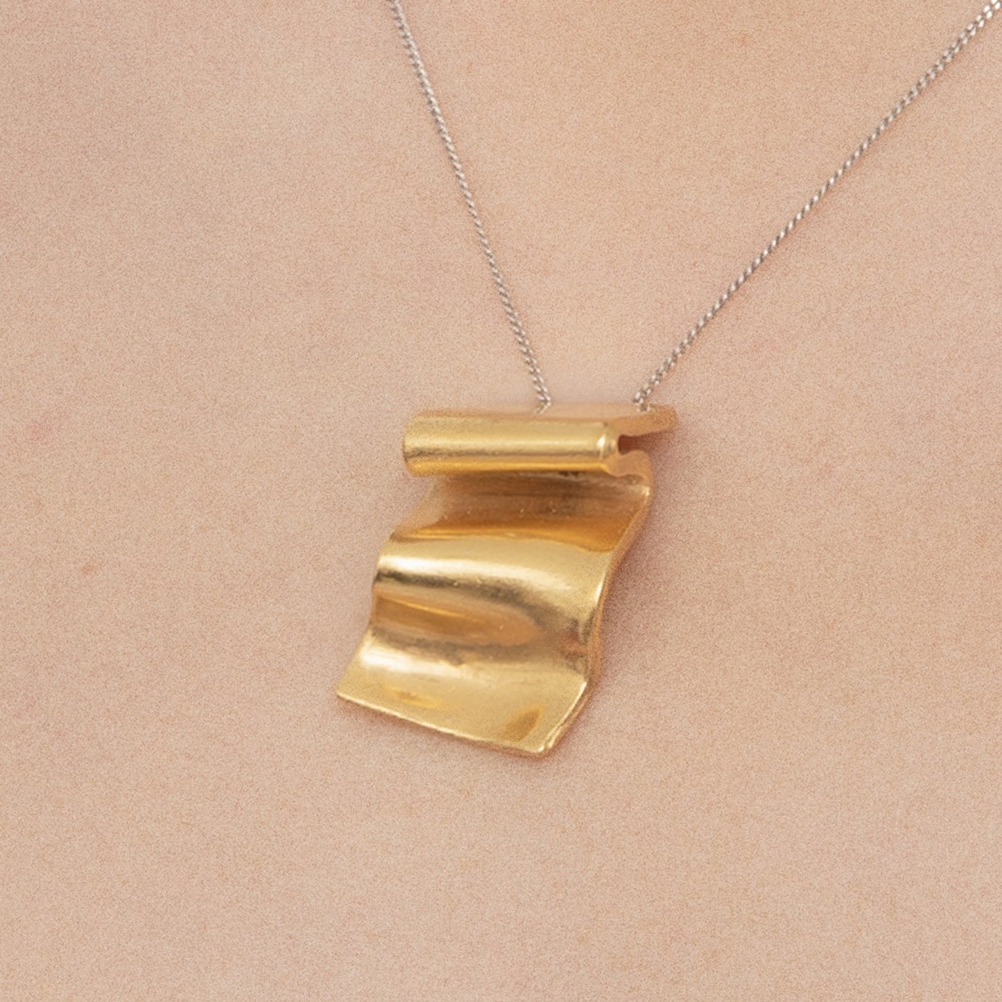 Meer inspiriertes Goldenes Wellen Choker